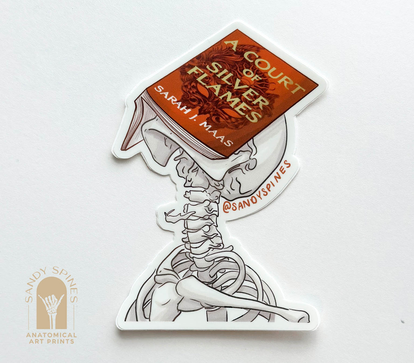 Acotar Girlie Skeleton Sticker
